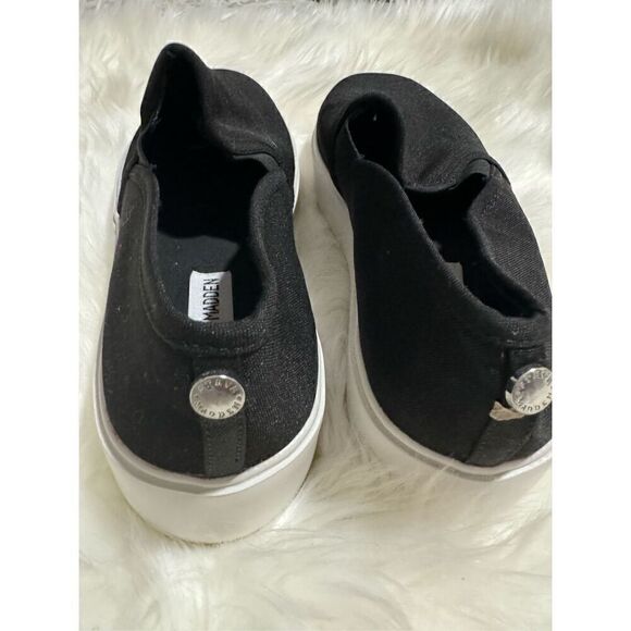 Steve Madden Roque black slip on platform sneakers 11 - Picture 2 of 6
